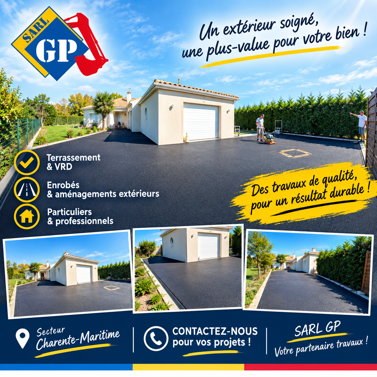 Réalisation d’enrobé